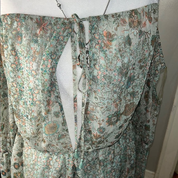 Victoria's Secret Floral Lace-Up Dress - Picture 2 of 9